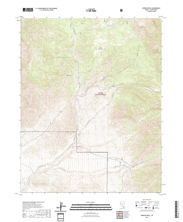 Wheeler Well, NV — USGS 7.5-minute topo (2021)