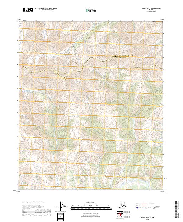 Big Delta C-2 SE, AK — USGS 7.5-minute topo (2024)