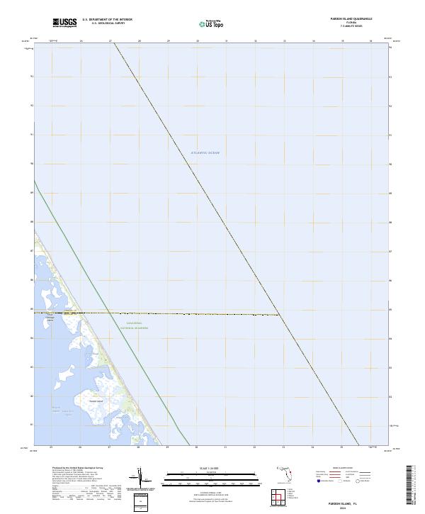 Pardon Island, FL — USGS 7.5-minute topo (2024)