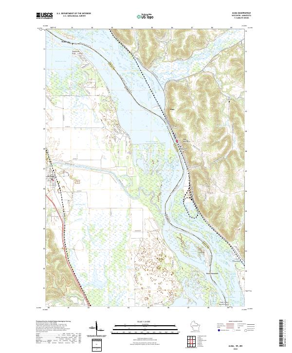 Alma, WI-MN — USGS 7.5-minute topo (2022)