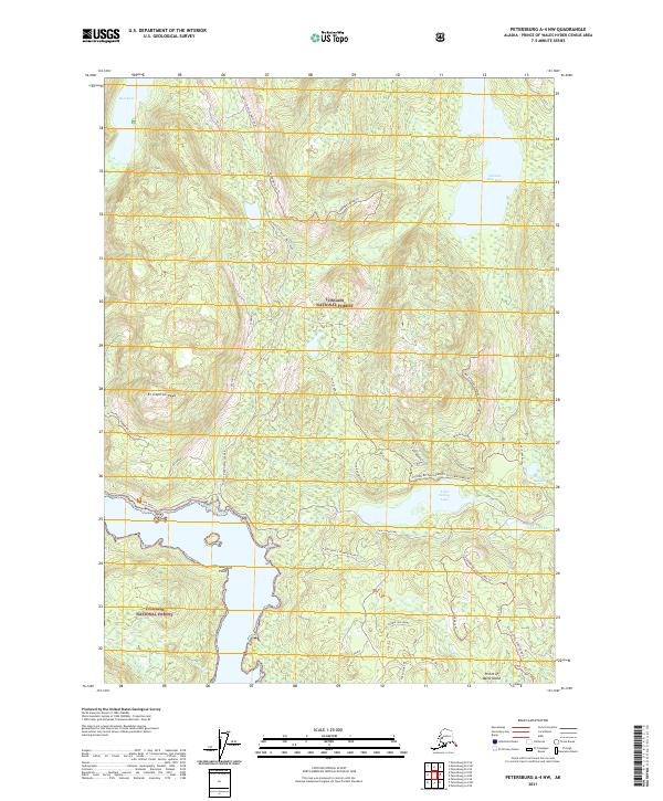 Petersburg A-4 NW, AK — USGS 7.5-minute topo (2021)