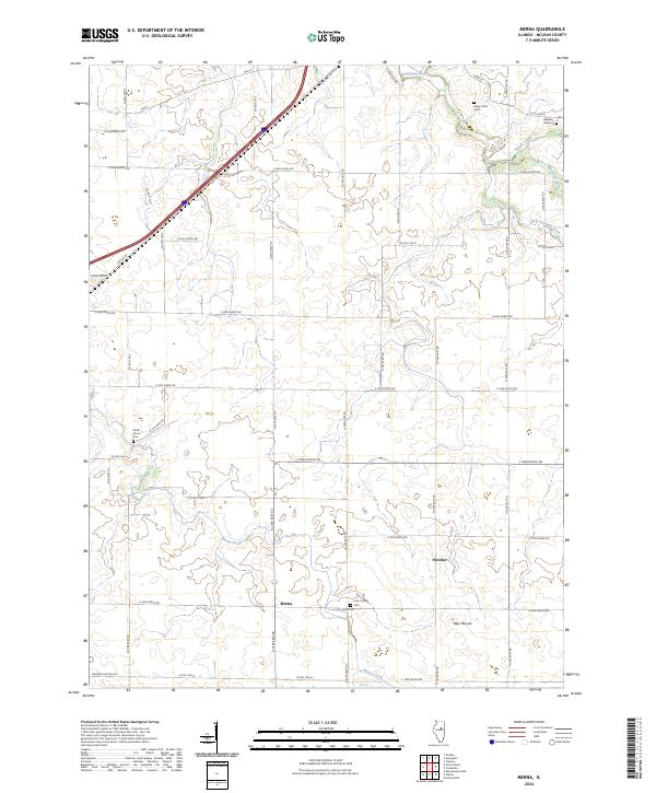 Merna, IL — USGS 7.5-minute topo (2024)
