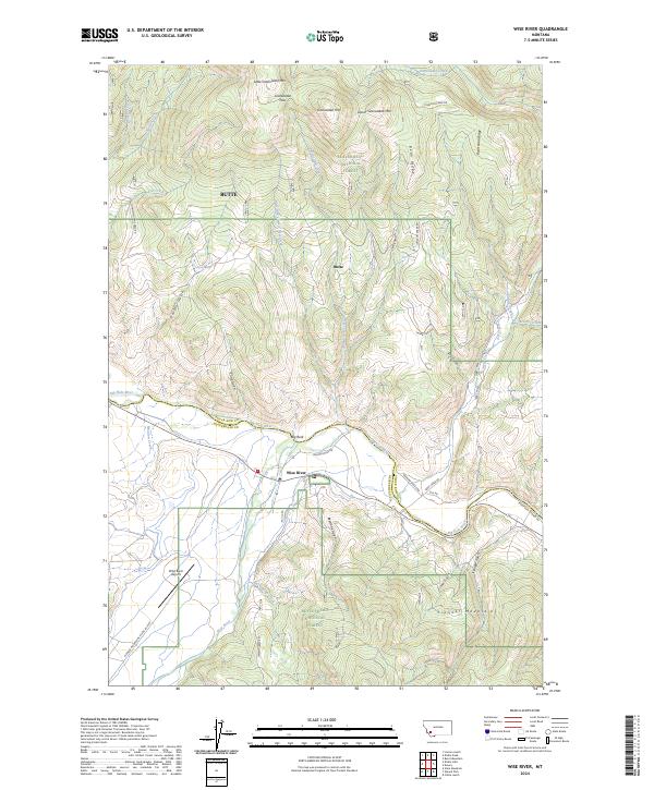 Wise River, MT — USGS 7.5-minute topo (2024)