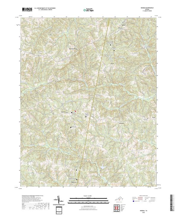 Ingram, VA — USGS 7.5-minute topo (2022)