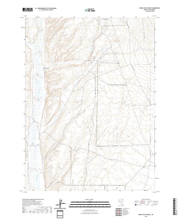 Buena Vista Ranch, NV — USGS 7.5-minute topo (2021)