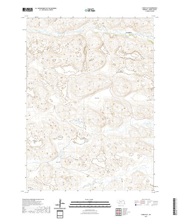 Farm Flat, NE — USGS 7.5-minute topo (2021)