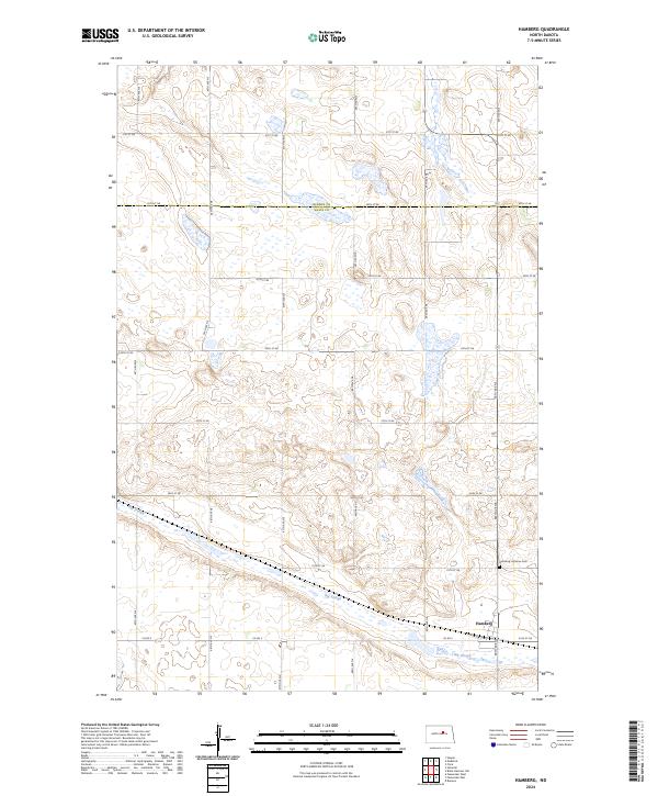 Hamberg, ND — USGS 7.5-minute topo (2024)