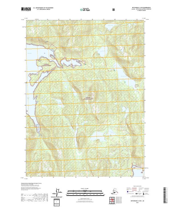 Ketchikan C-5 SW, AK — USGS 7.5-minute topo (2021)