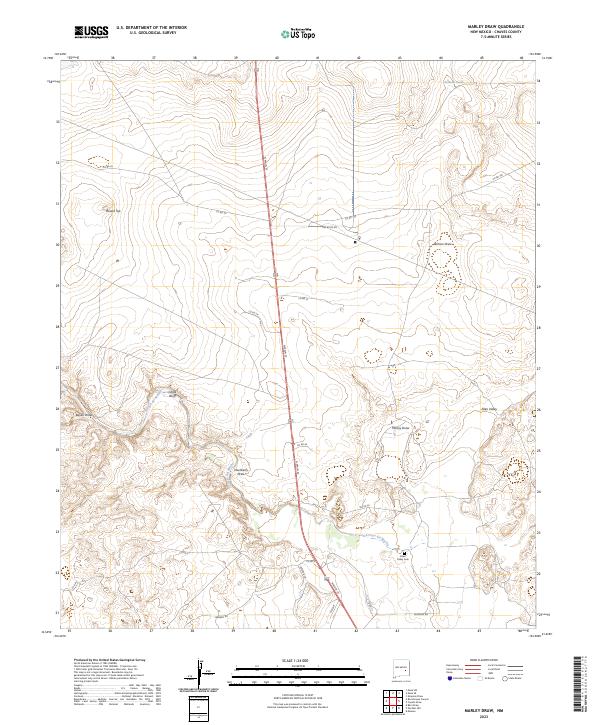 Marley Draw, NM — USGS 7.5-minute topo (2023)