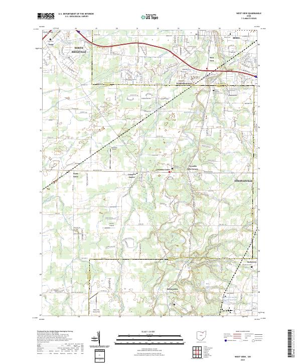 West View, OH — USGS 7.5-minute topo (2023)