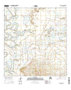 Ophir A-6 SE, AK — USGS 7.5-minute topo (2016)