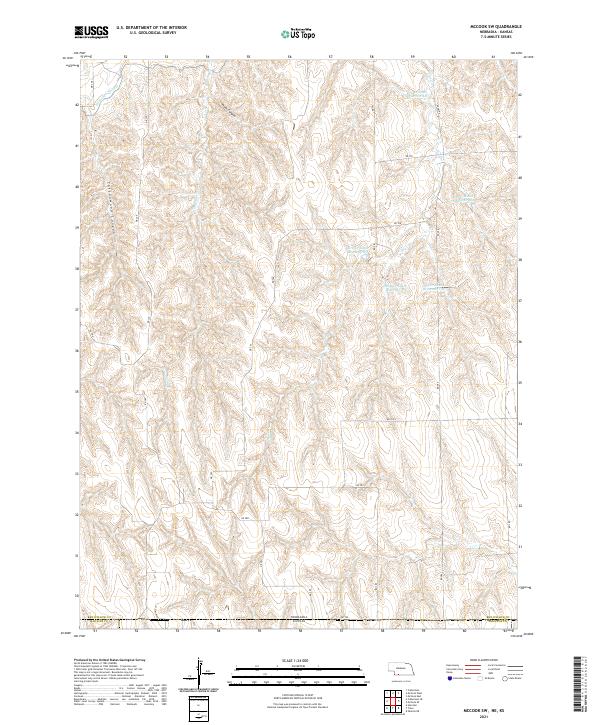 McCook SW, NE-KS — USGS 7.5-minute topo (2021)