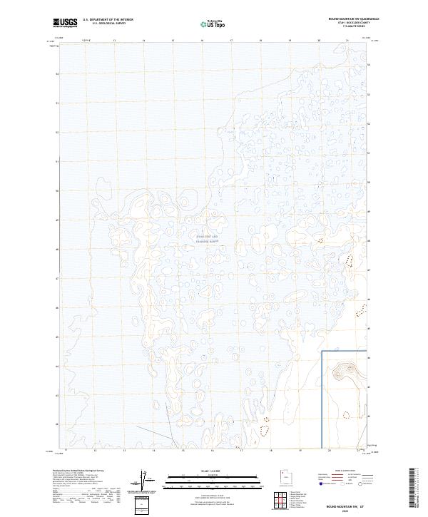 Round Mountain SW, UT — USGS 7.5-minute topo (2023)