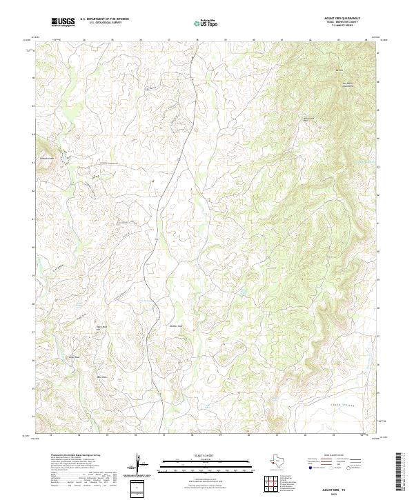 Mount Ord, TX — USGS 7.5-minute topo (2022)