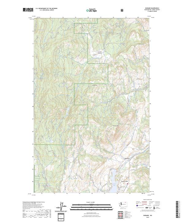 Karamin, WA — USGS 7.5-minute topo (2023)