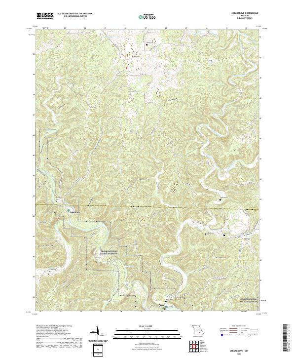 Cedargrove, MO — USGS 7.5-minute topo (2021)