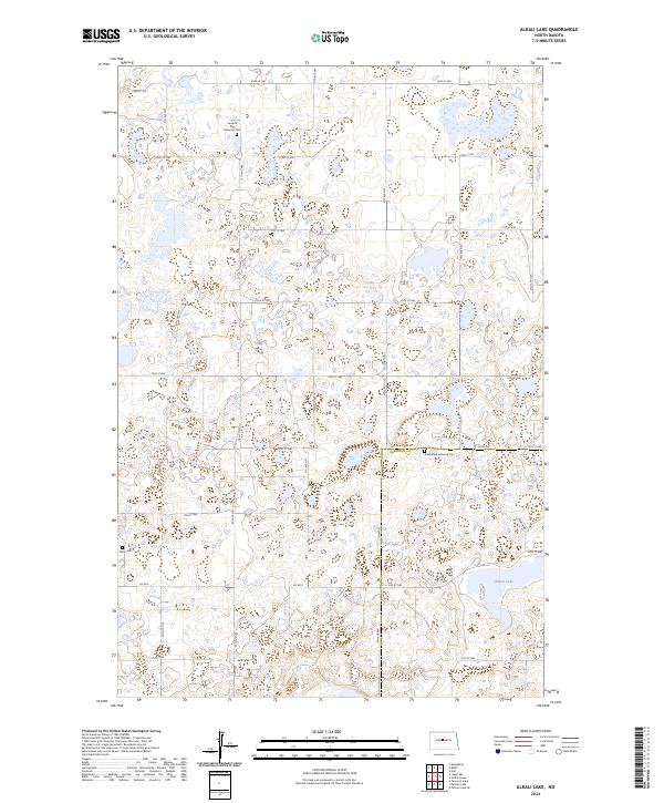 Alkali Lake, ND — USGS 7.5-minute topo (2024)