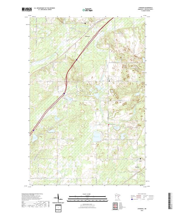 Atkinson, MN — USGS 7.5-minute topo (2022)