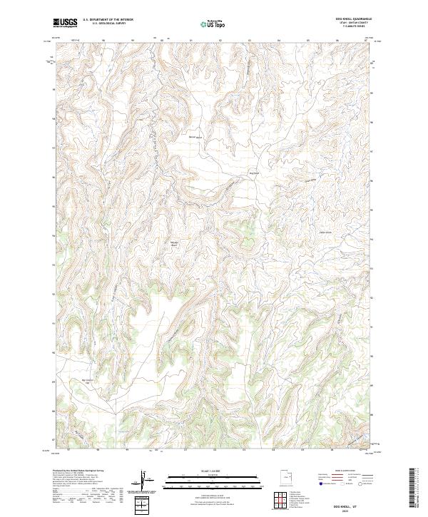 Dog Knoll, UT — USGS 7.5-minute topo (2023)