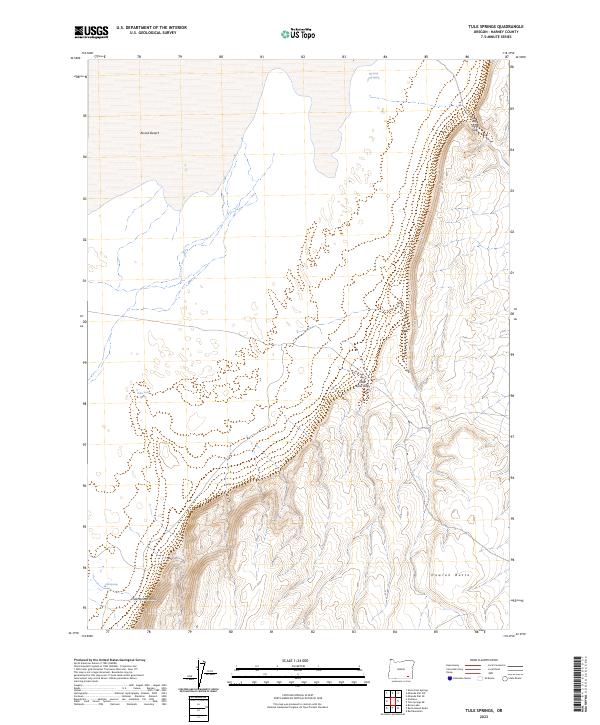 Tule Springs, OR — USGS 7.5-minute topo (2023)