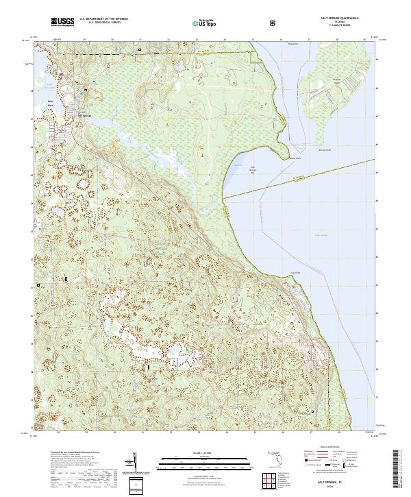 Salt Springs, FL — USGS 7.5-minute topo (2024)
