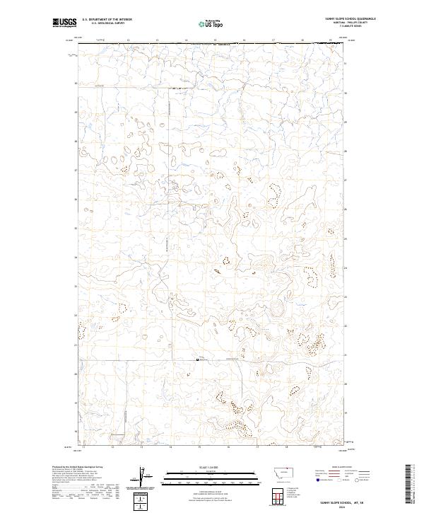 Sunny Slope School, MT-SK — USGS 7.5-minute topo (2024)