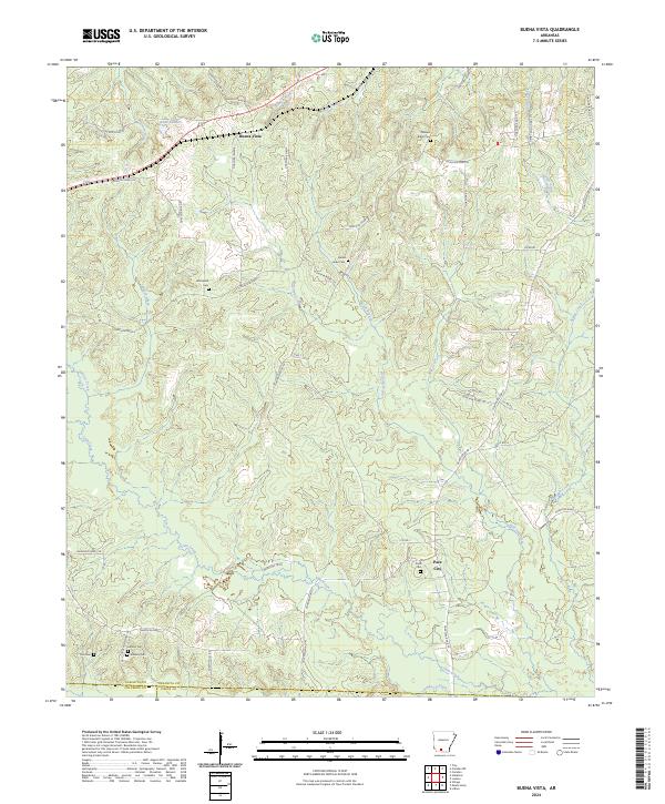 Buena Vista, AR — USGS 7.5-minute topo (2024)
