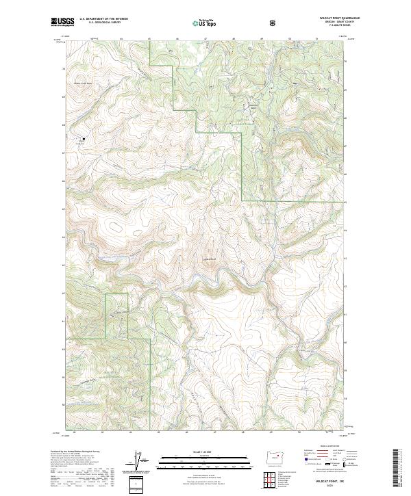 Wildcat Point, OR — USGS 7.5-minute topo (2023)