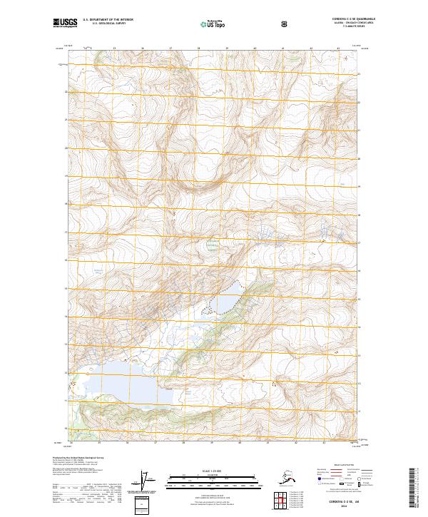 Cordova C-2 SE, AK — USGS 7.5-minute topo (2024)