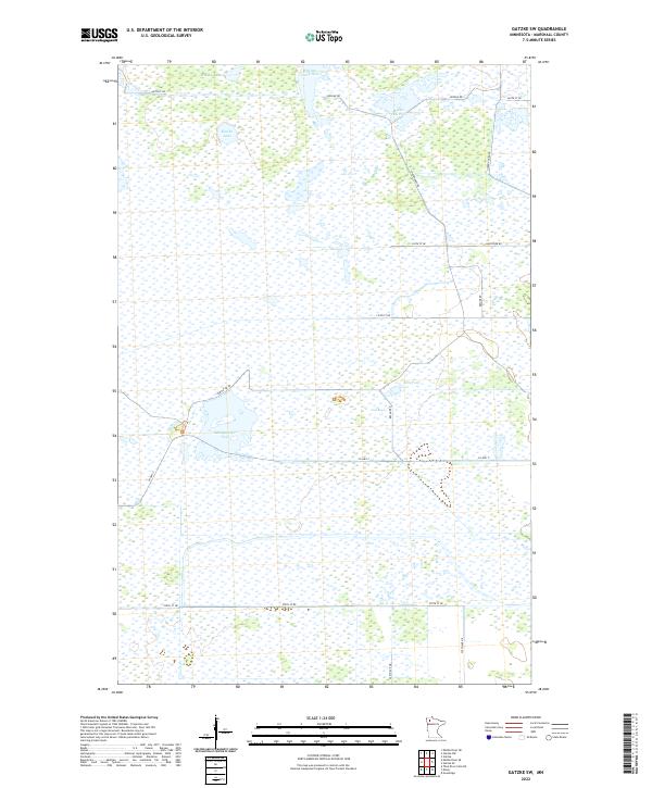 Gatzke SW, MN — USGS 7.5-minute topo (2022)