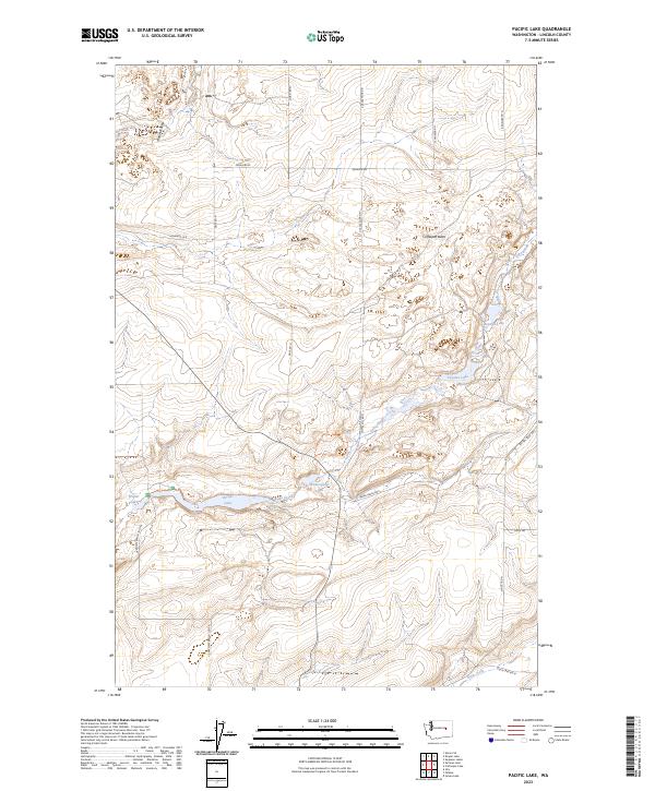 Pacific Lake, WA — USGS 7.5-minute topo (2023)