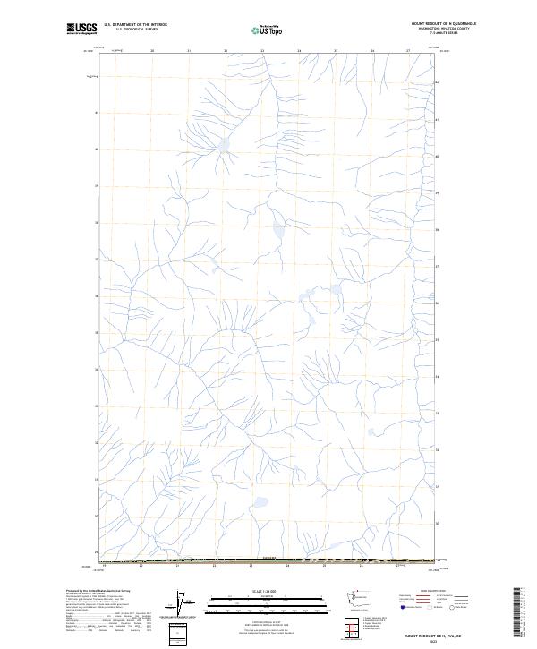 Mount Redoubt OE N, WA-BC — USGS 7.5-minute topo (2023)