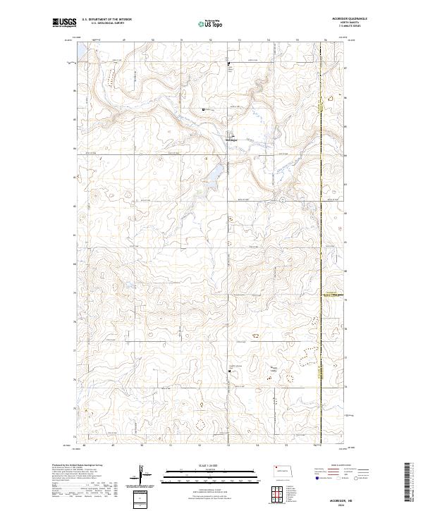 McGregor, ND — USGS 7.5-minute topo (2024)
