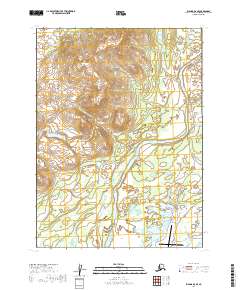 Iliamna D-6 SE, AK — USGS 7.5-minute topo (2019)
