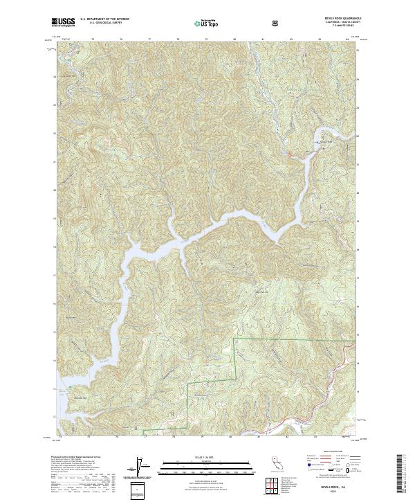 Devils Rock, CA — USGS 7.5-minute topo (2023)