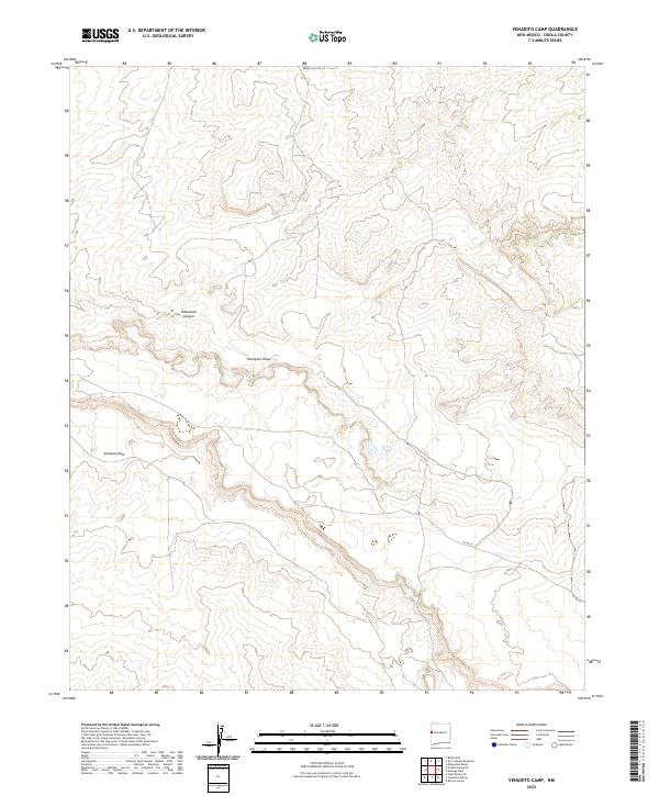 Venadito Camp, NM — USGS 7.5-minute topo (2023)