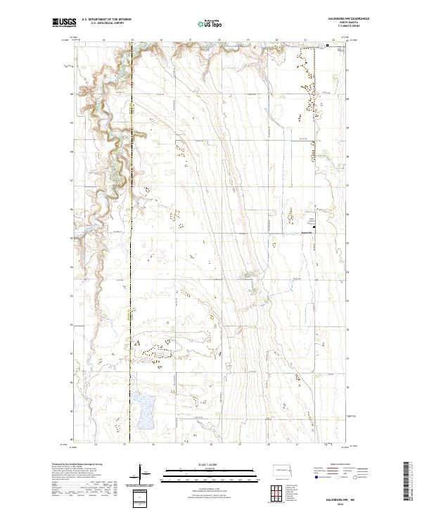 Galesburg NW, ND — USGS 7.5-minute topo (2024)