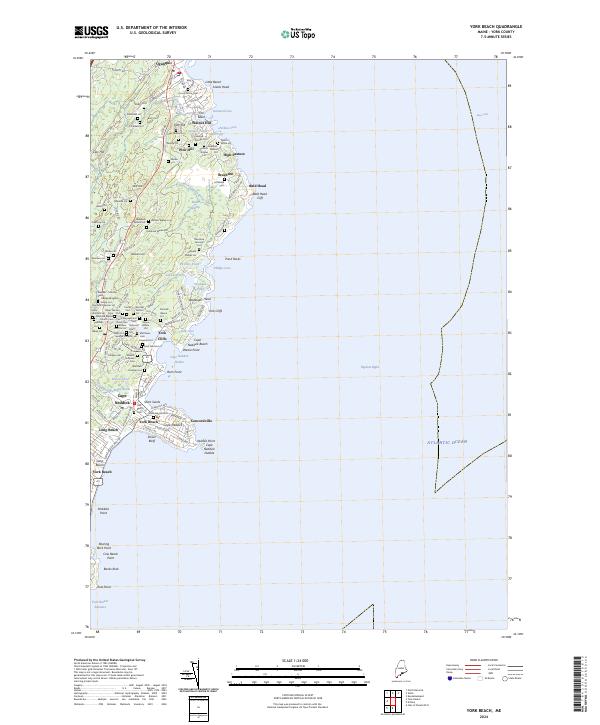 York Beach, ME — USGS 7.5-minute topo (2024)