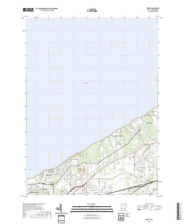 Perry, OH — USGS 7.5-minute topo (2023)