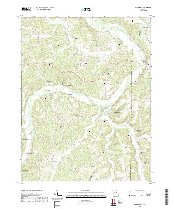 Cooper Hill, MO — USGS 7.5-minute topo (2021)