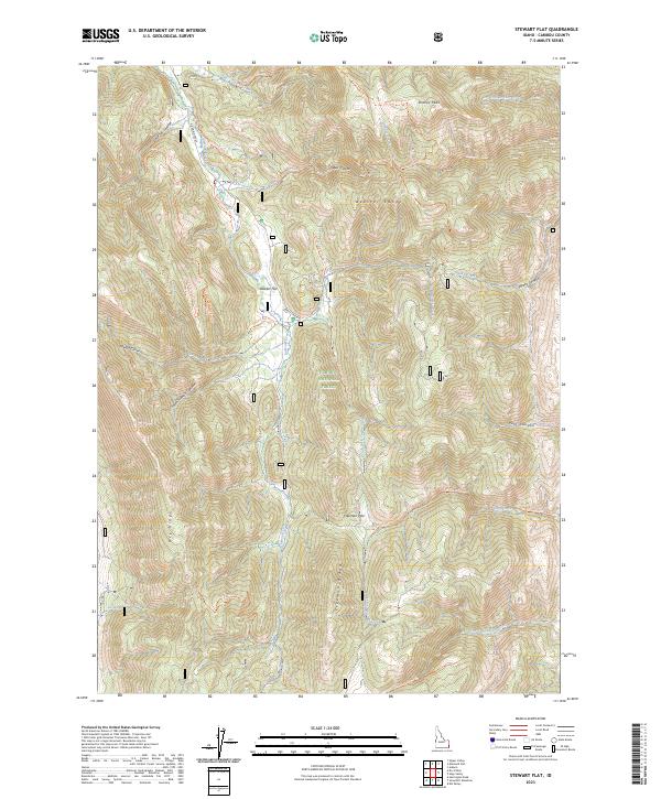 Stewart Flat, ID — USGS 7.5-minute topo (2023)