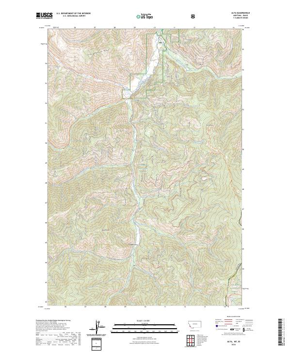 Alta, MT-ID — USGS 7.5-minute topo (2024)