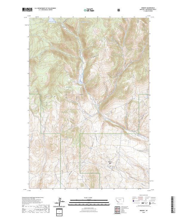 Ermont, MT — USGS 7.5-minute topo (2024)