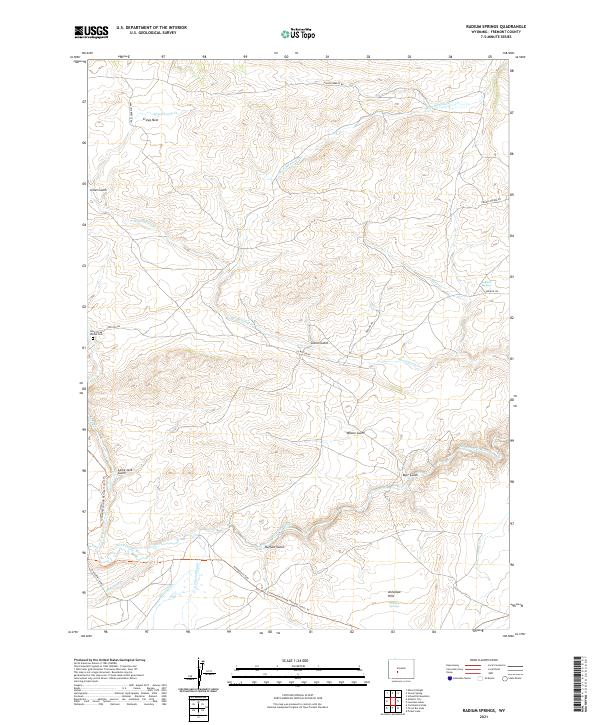 Radium Springs, WY — USGS 7.5-minute topo (2021)