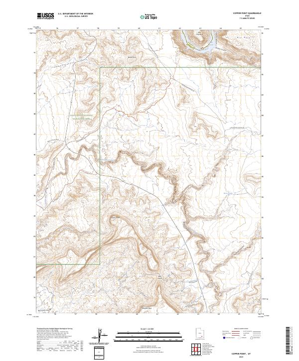 Copper Point, UT — USGS 7.5-minute topo (2023)
