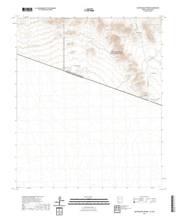 Quitobaquito Springs, AZ,SON, US — USGS 7.5-minute topo (2021)