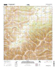 Tanacross B-3 NW, AK — USGS 7.5-minute topo (2016)