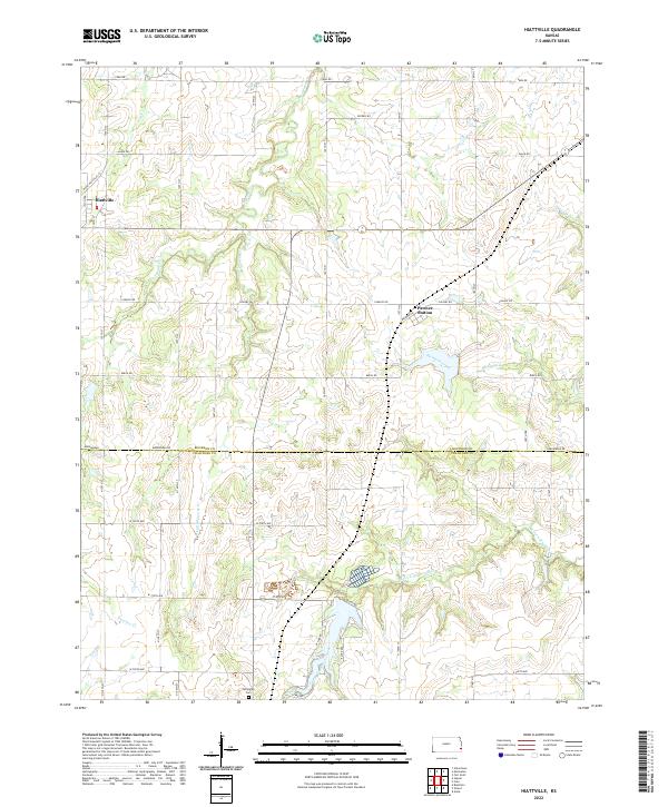 Hiattville, KS — USGS 7.5-minute topo (2022)