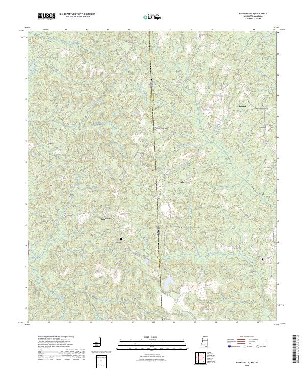 Rounsaville, MS-AL — USGS 7.5-minute topo (2024)