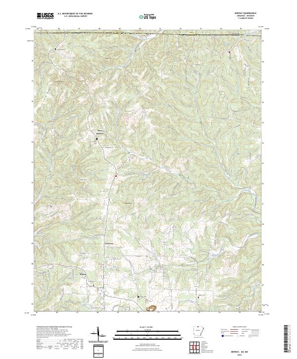 Midway, AR-MO — USGS 7.5-minute topo (2024)